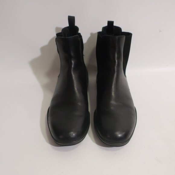 Mens Prada Saffiano Black Leather Chelsea Boots Sz 7 - Picture 4 of 10